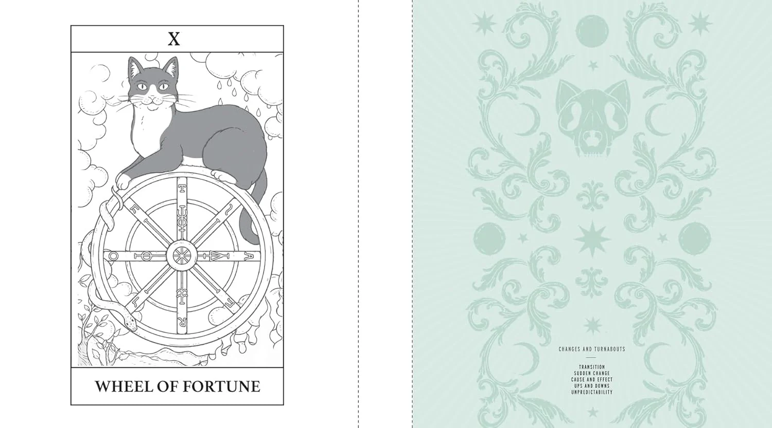 Cats Rule the Earth Tarot Coloring Book - Image 3
