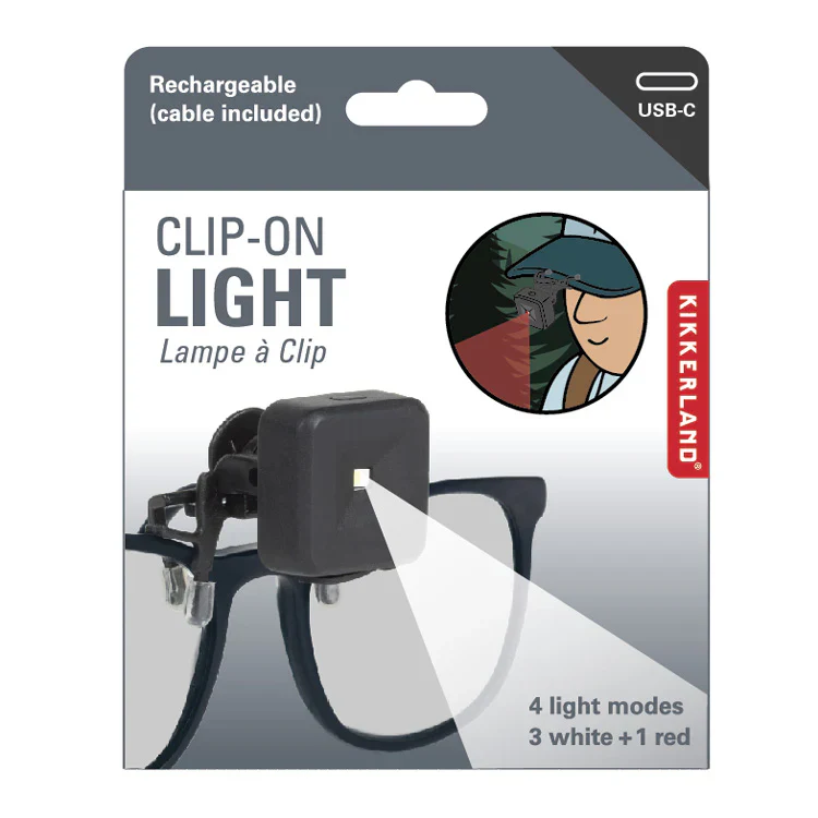 Kikkerland Clip on Head Light
