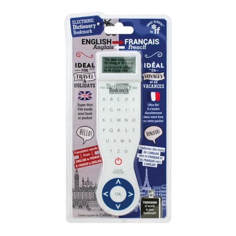Electronic Dictionary Bookmark Translation Edition - French-English
