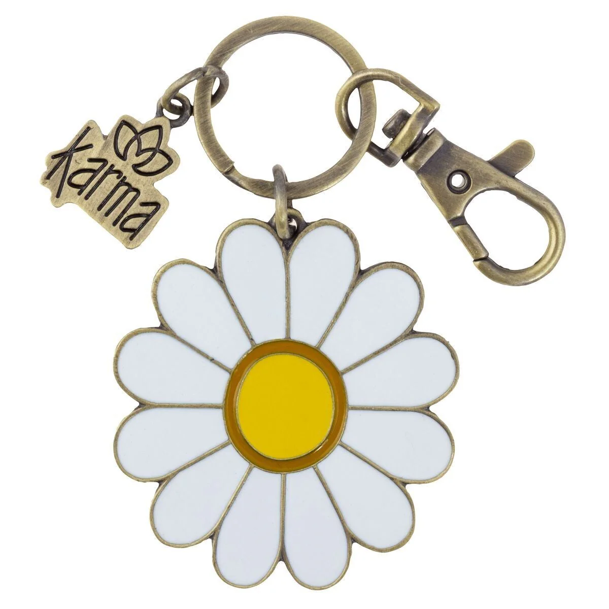 Karma Enamel Key Chains: Flower