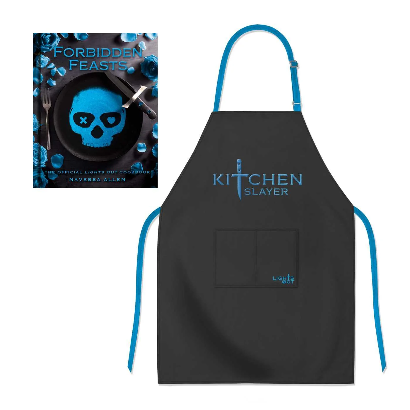 Forbidden Feasts: The Official Lights Out Cookbook and Apron Gift Set - Image 2