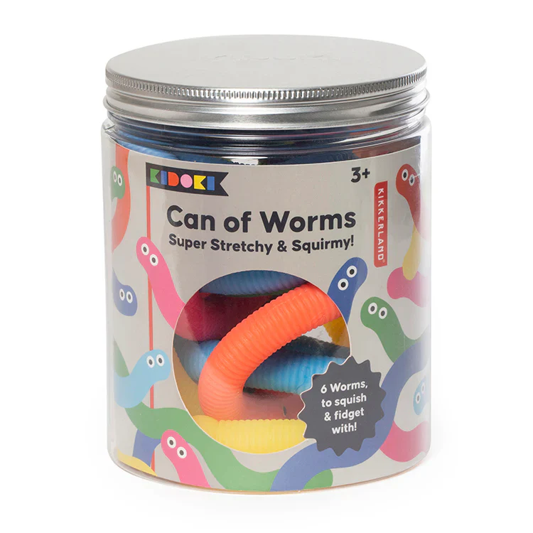 Kikkerland Kidoki Can of Worms