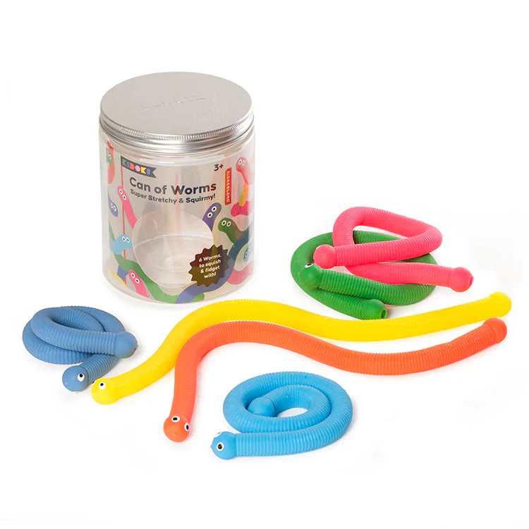 Kikkerland Kidoki Can of Worms - Image 2