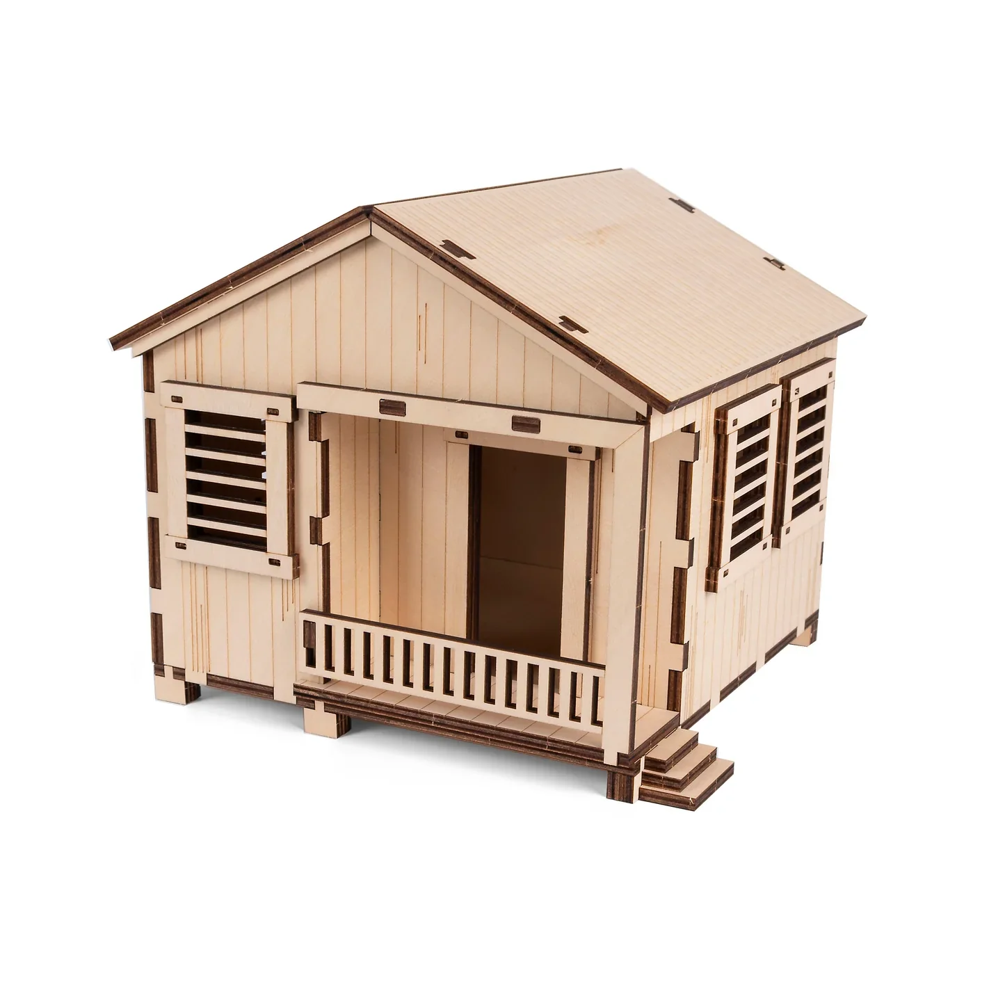 Estampas Borinqueñas La Casita de Campo - Modelo Primavera | Manualidad - Image 2