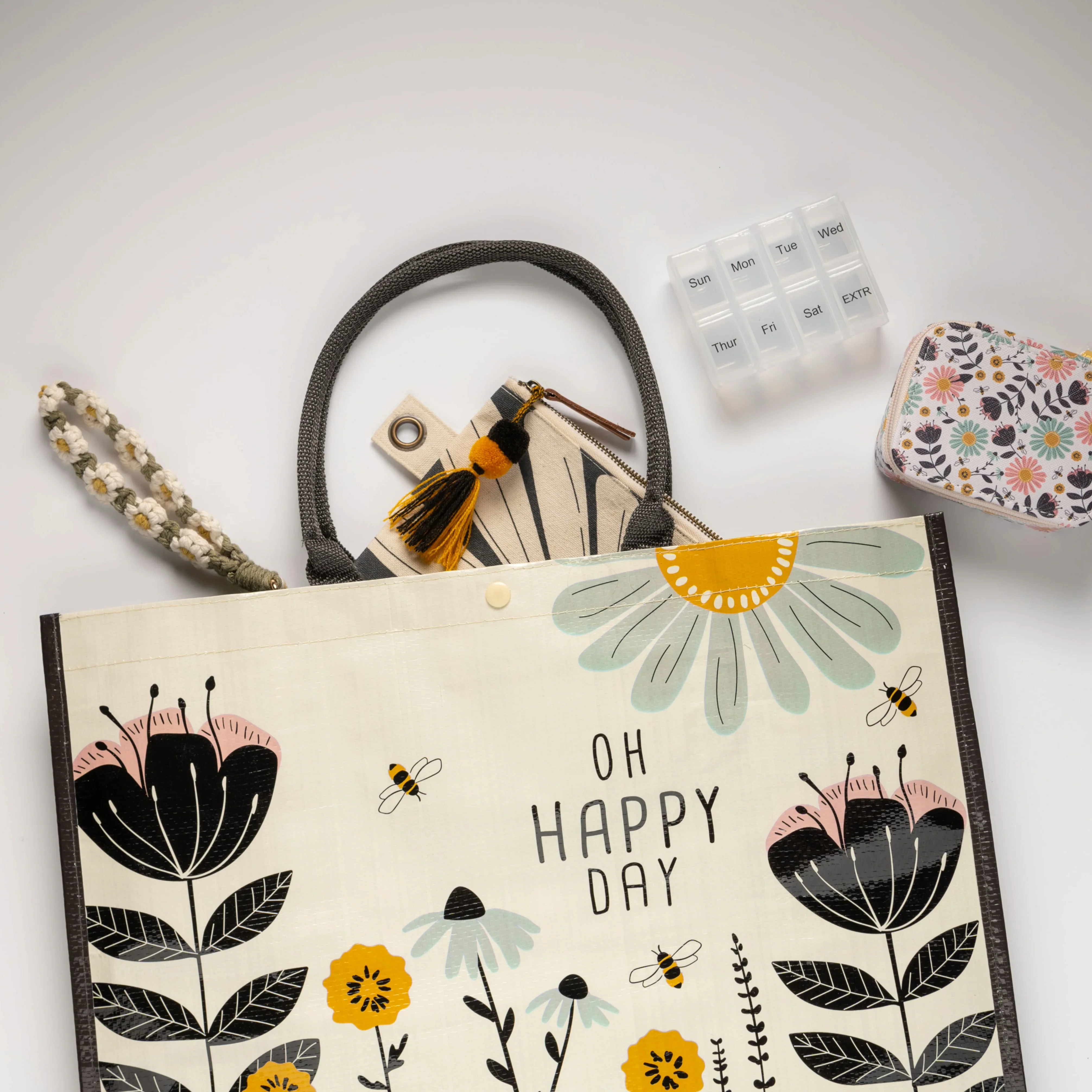 Karma Large Tote: Oh Happy Day - Image 3