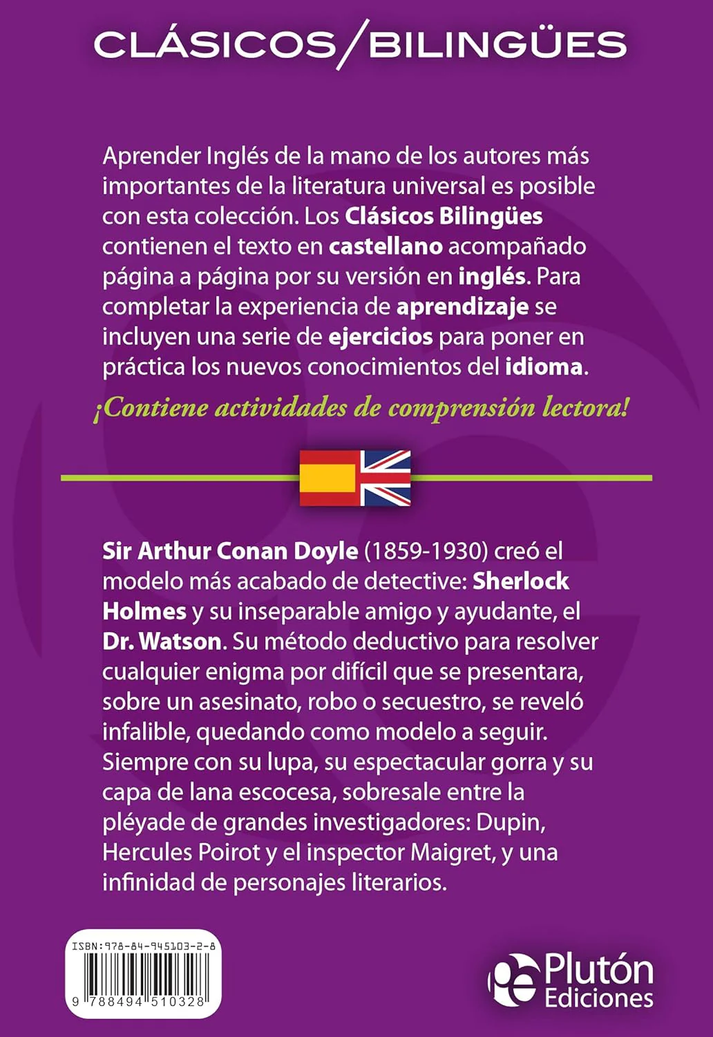 Las Aventuras de Sherlock Holmes/The Adventures of Sherlock Holmes  (Edición Bilingüe/Bilingual Edition) (Colección Clásicos Bilingües) - Image 2