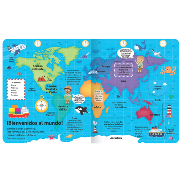 Mi Primer Atlas Ilustrado - Datos Curiosos - Guadal - Image 2