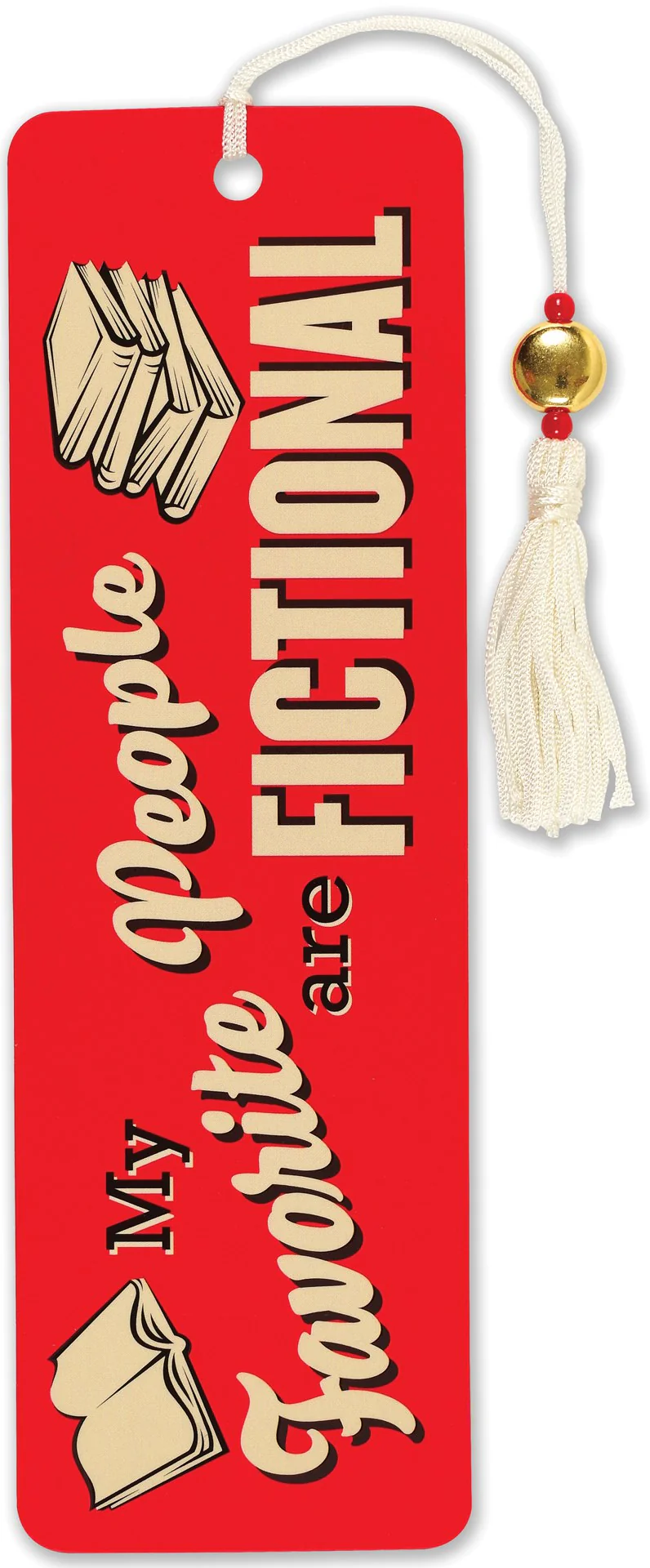 MY FAVORITE PEOPLE ARE FICTIONAL BOOKMARK
