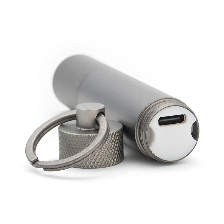 Kikkerland Rechargeable Mini Flashlight Keyring - Image 2