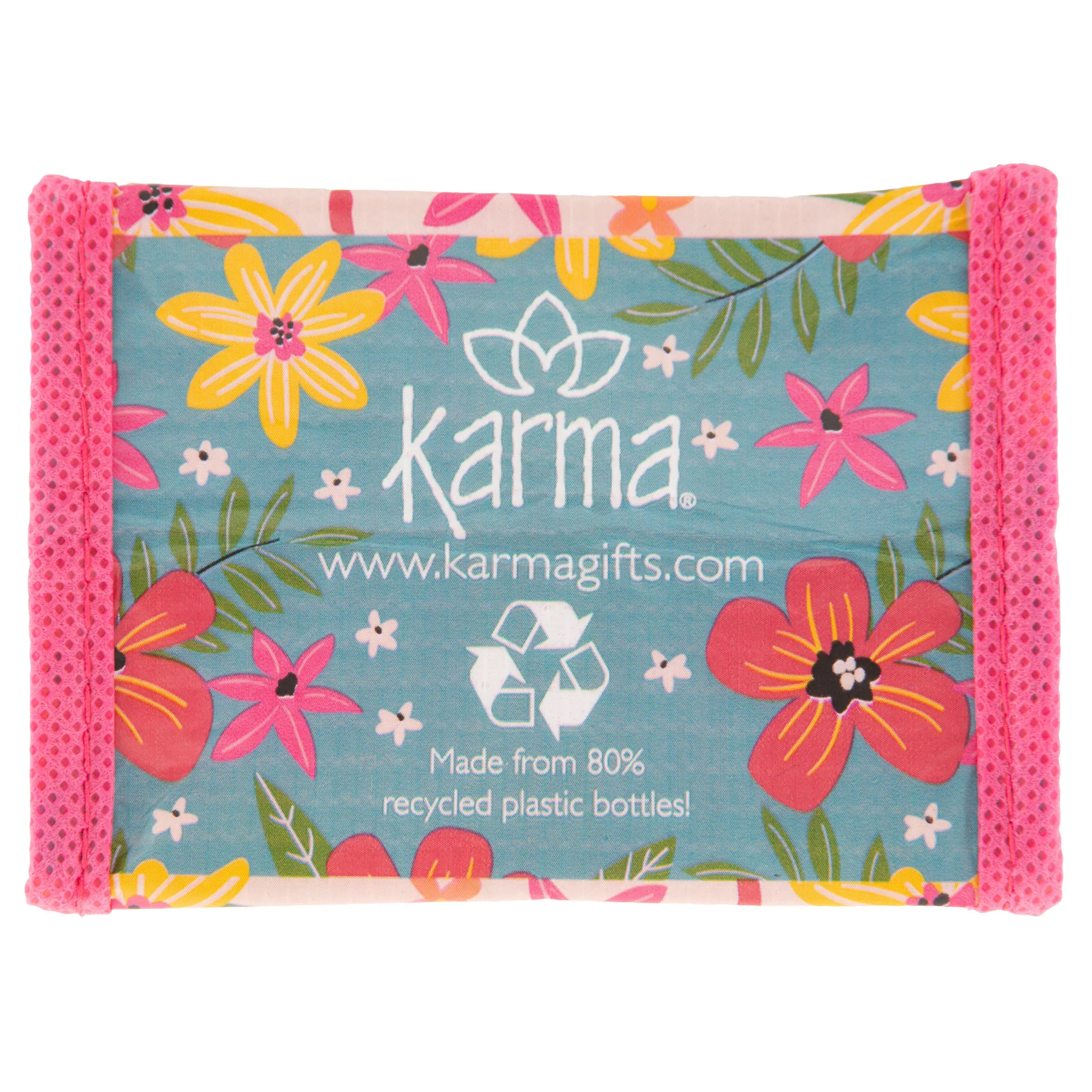 Karma Recycled Tiny Gift Bag: Flamingo - Image 3