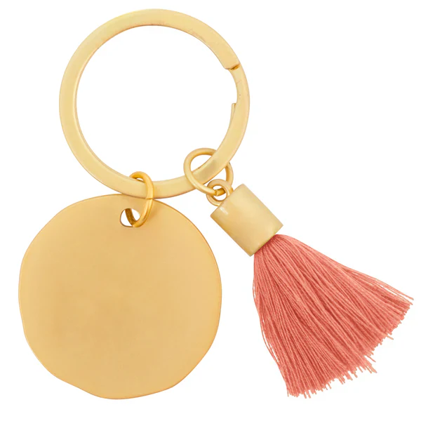 Karma Round Tassel Keychain: XOXO - Image 2