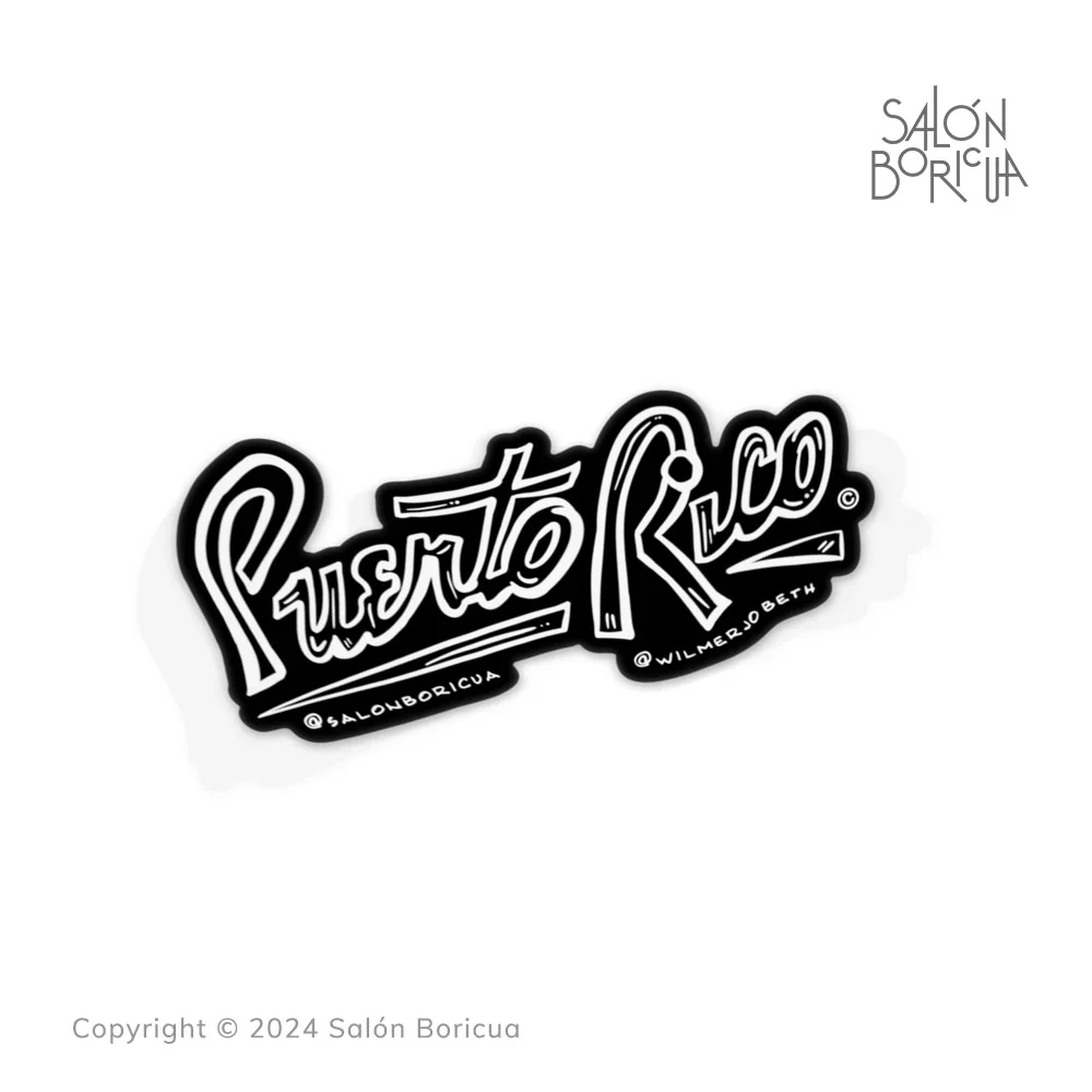 Salon Boricua Premium Sticker - Image 15