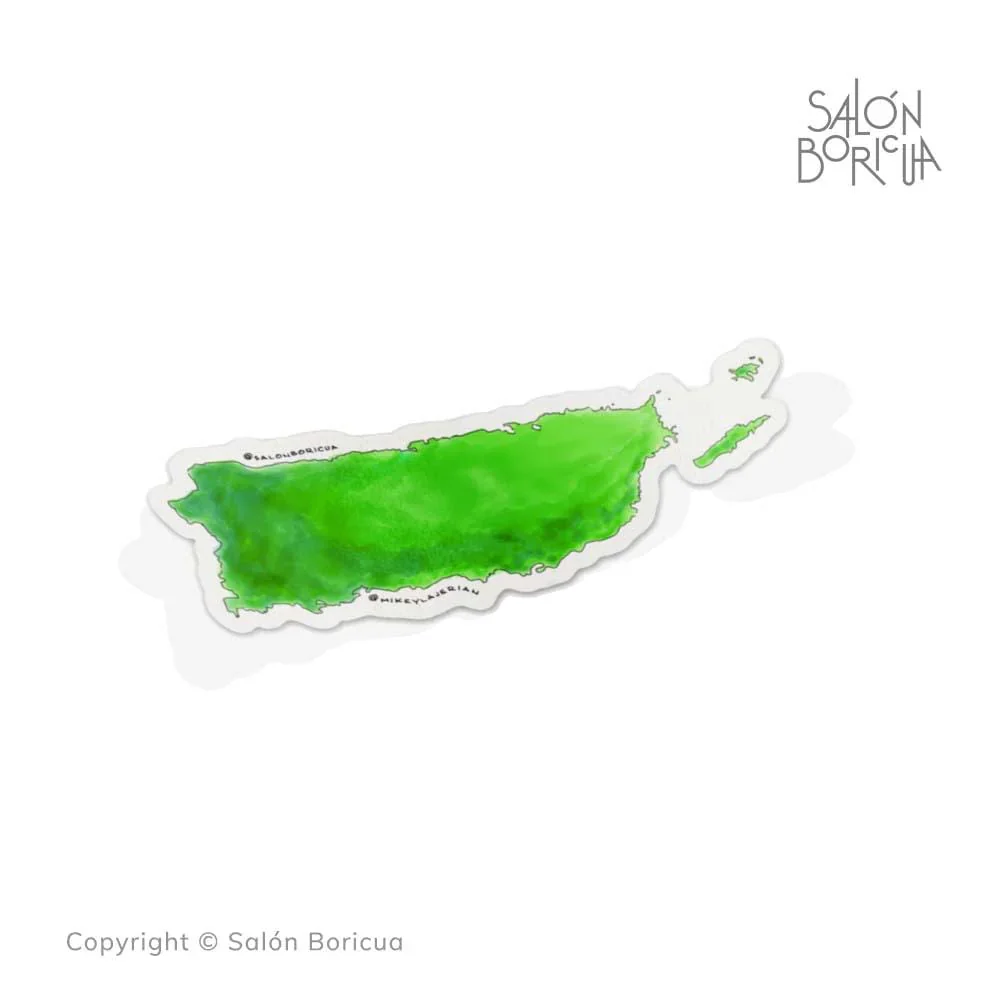 Salon Boricua Premium Sticker - Image 4