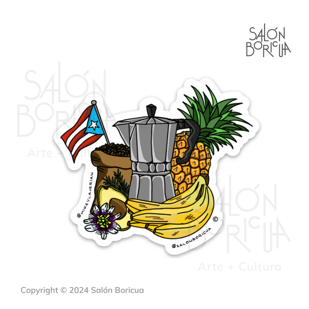 Salon Boricua Premium Sticker - Image 9