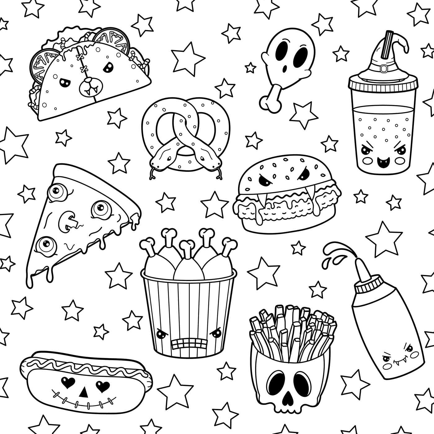 The Creepy Cute Goth Coloring Book - Image 2