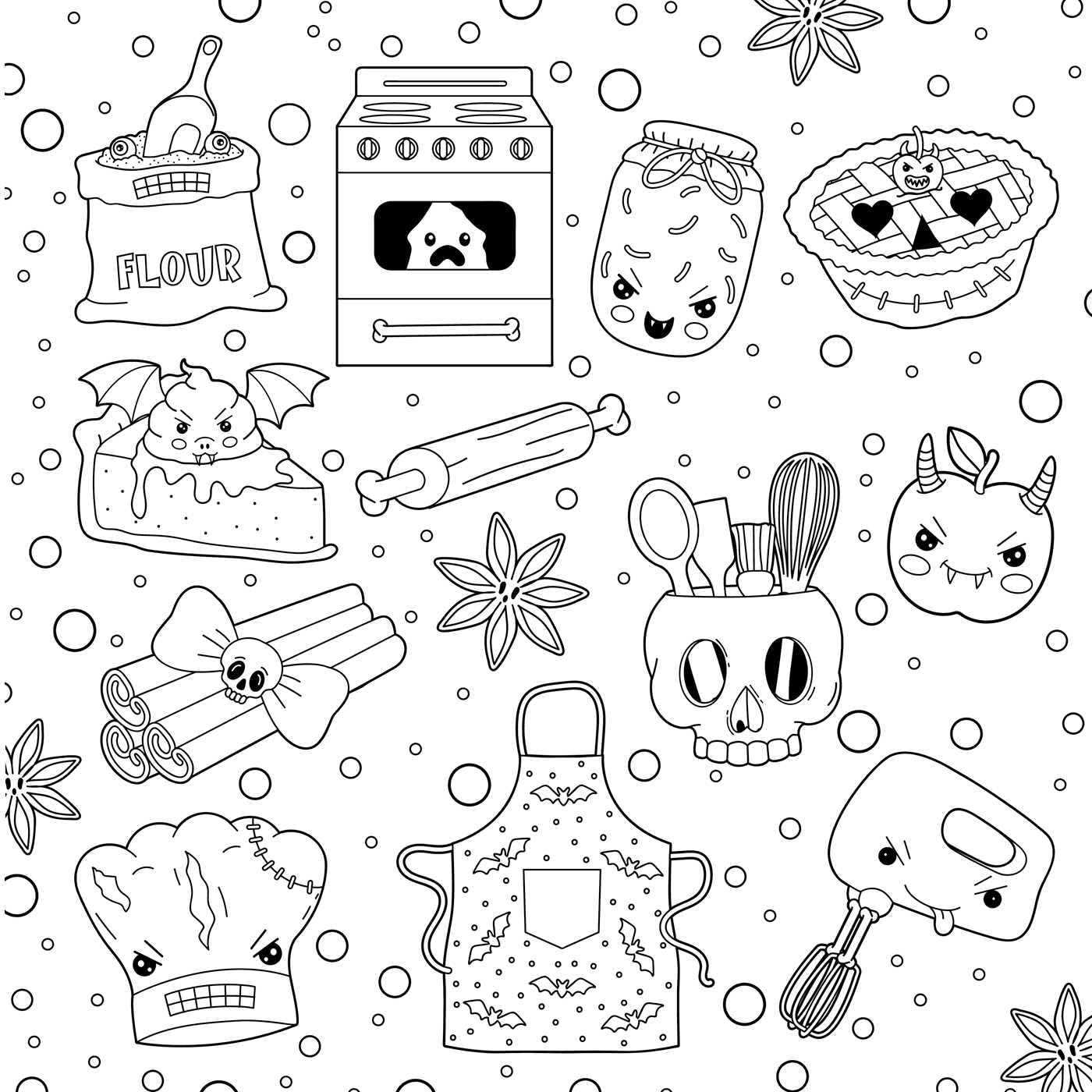 The Creepy Cute Goth Coloring Book - Image 4