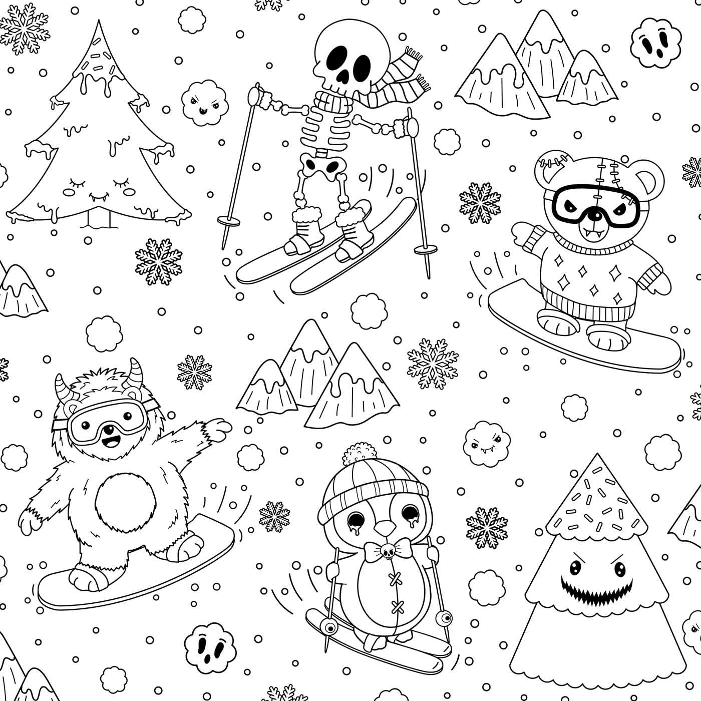 The Creepy Cute Goth Coloring Book - Image 6