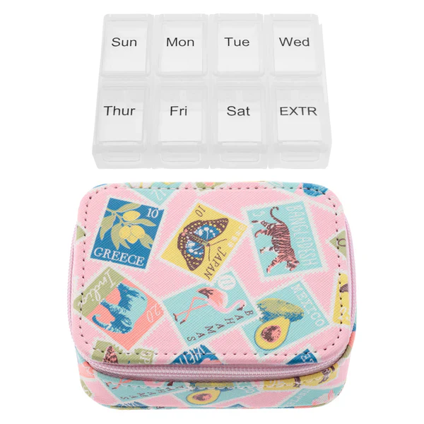 Karma Travel Pill Case: Stamps - Image 3