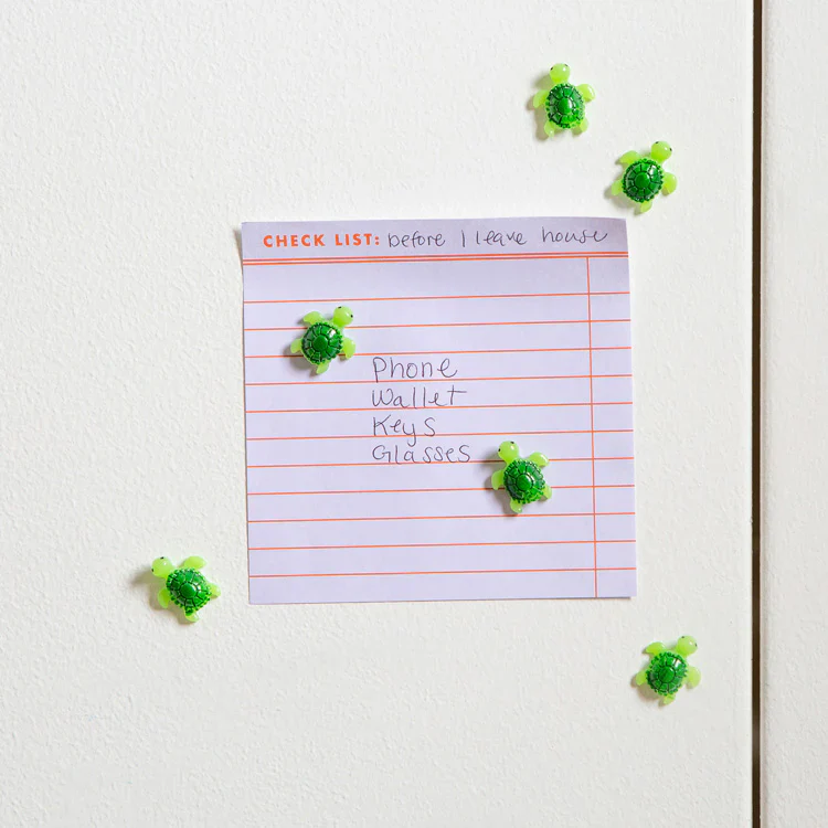 Kikkerland Baby Turtle Magnets - Image 2