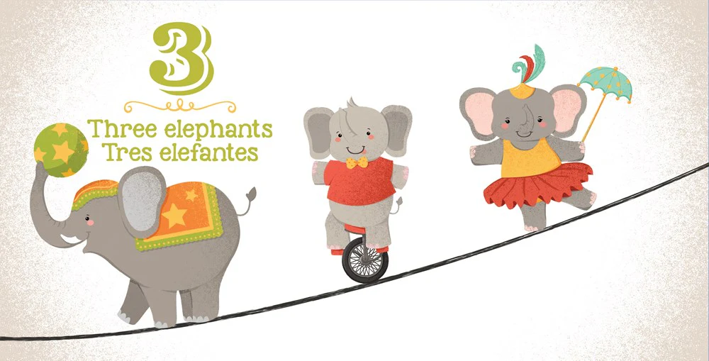 Un Elefante: Numbers- Números (English and Spanish Edition) - Image 4