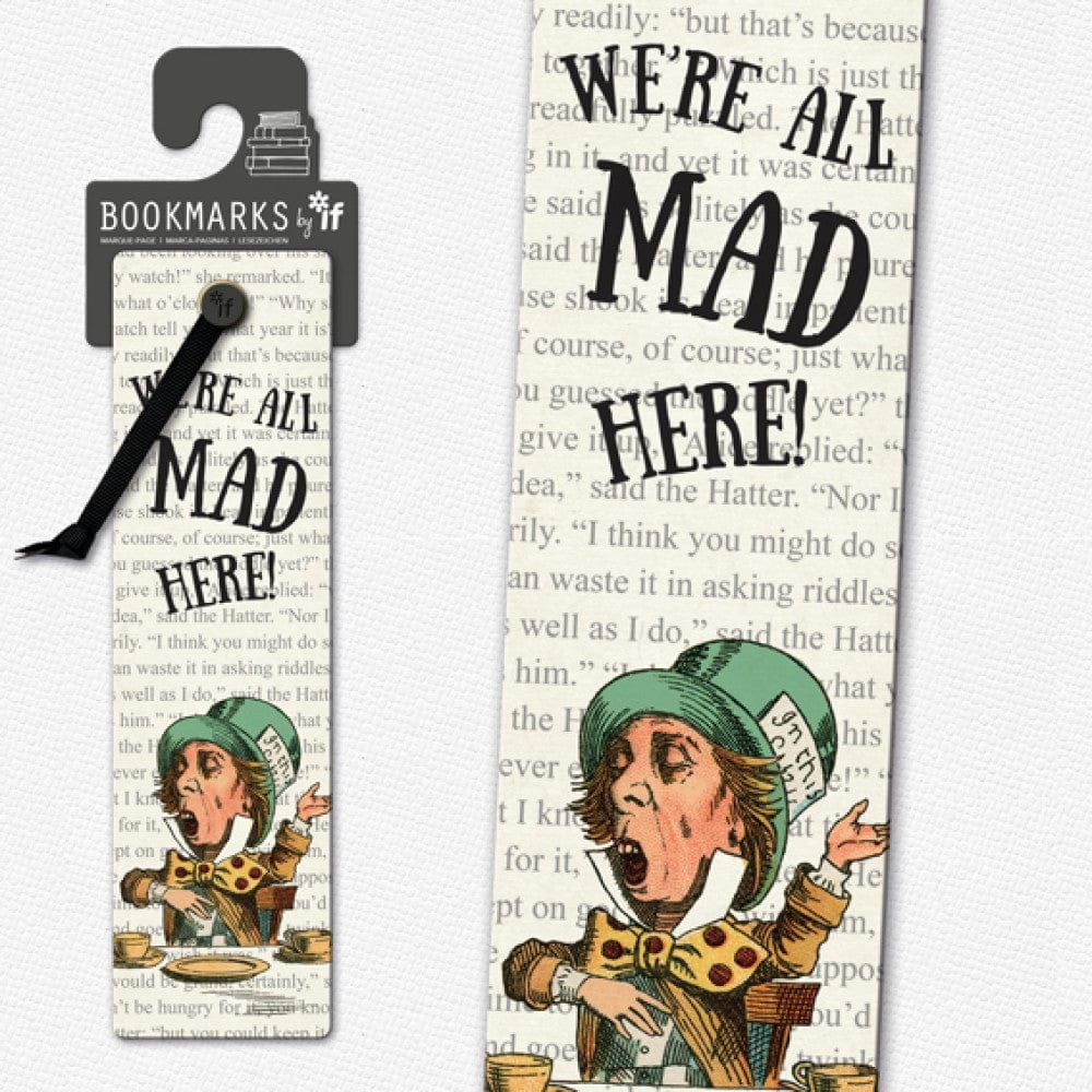 Bookmarks by IF USA: We're all mad here (Literary Collection)