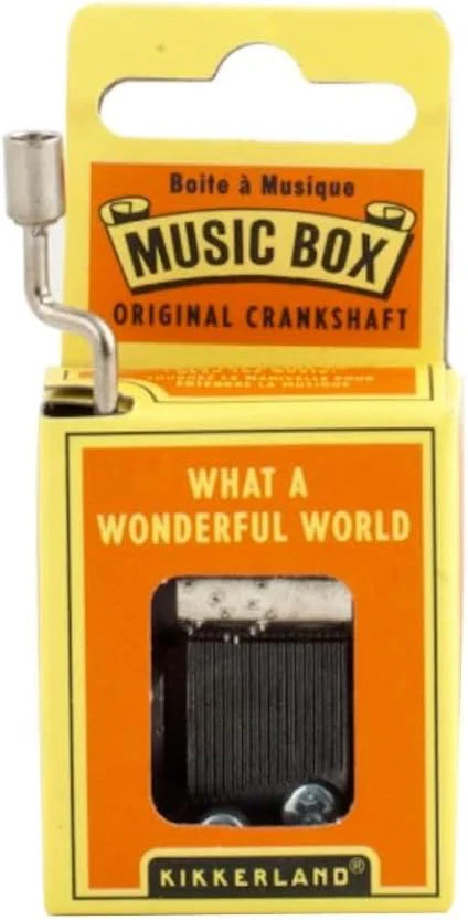 Kikkerland Music Box: What a Wonderful World
