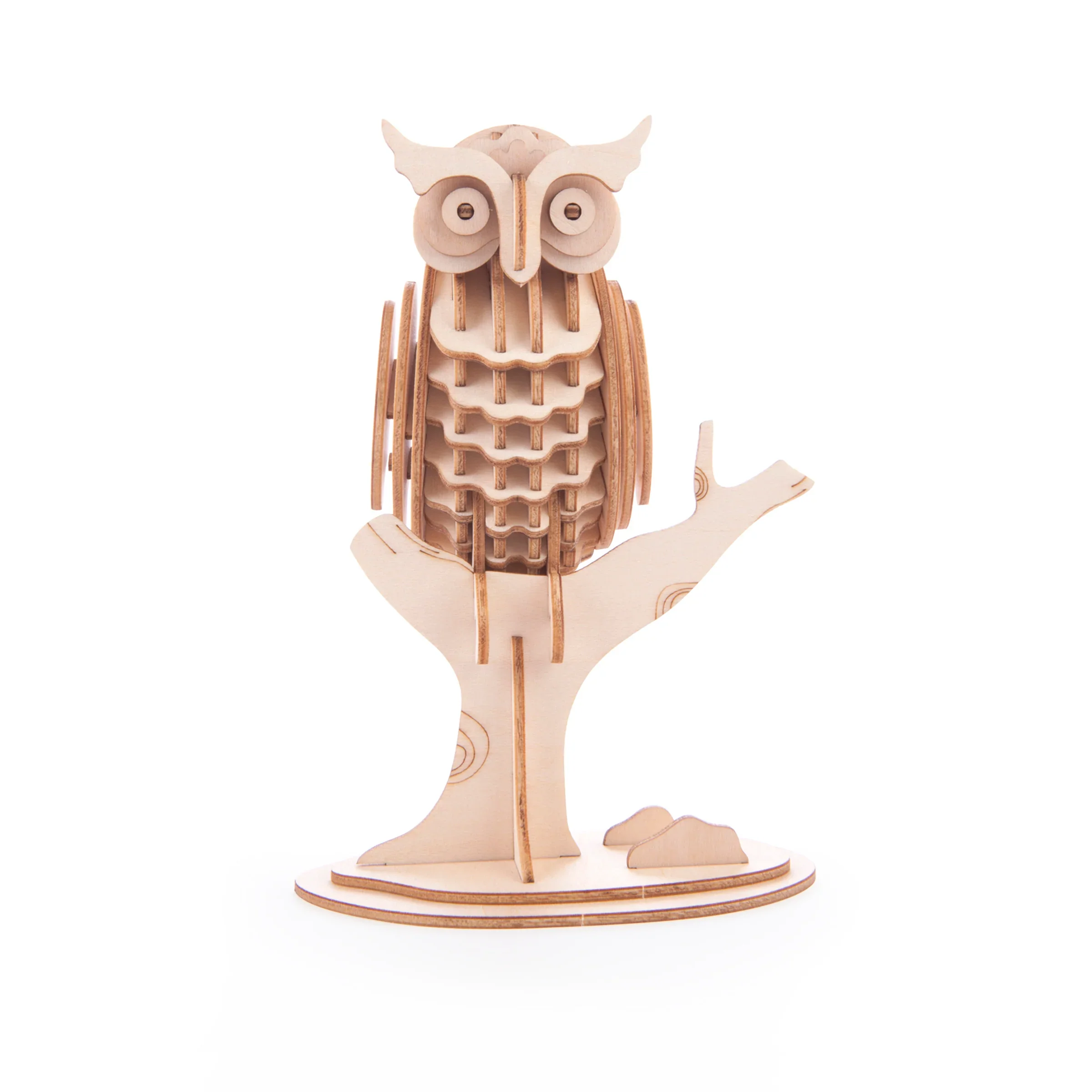 Kikkerland: Owl 3D Wooden Puzzle - Image 2